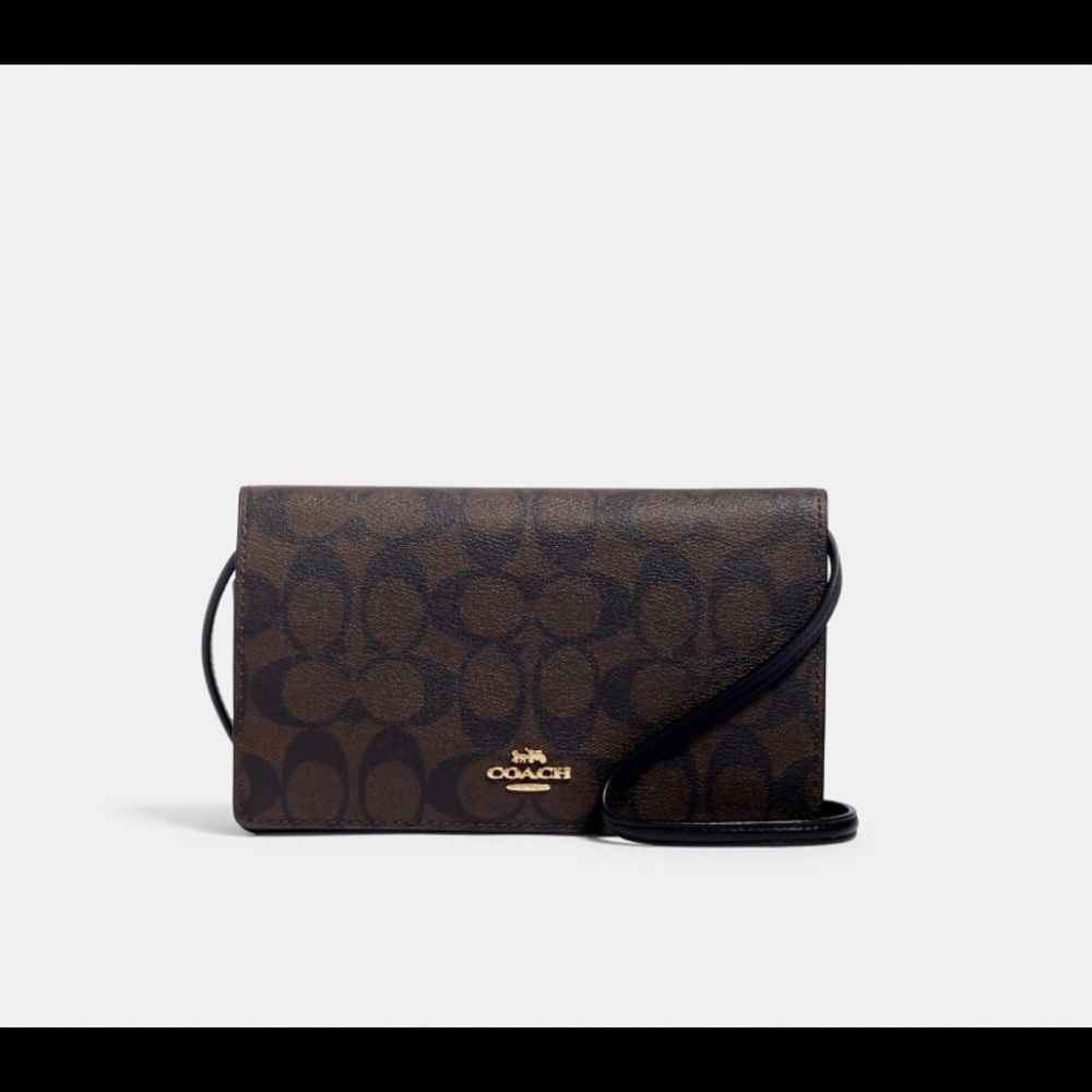 Coach Foldover Crossbody Clutch